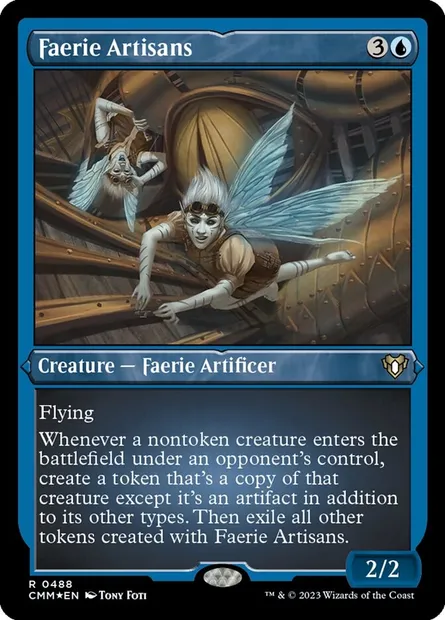 Faerie Artisans, Magic card CMM 488 — Commander Masters set