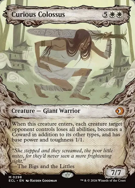 Curious Colossus, Magic card ECL 298 — Lorwyn Eclipsed set