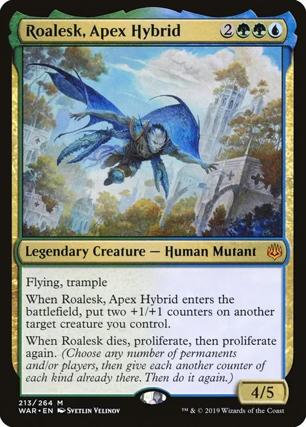 Roalesk, Apex Hybrid, Magic card WAR 213 — War of the Spark set