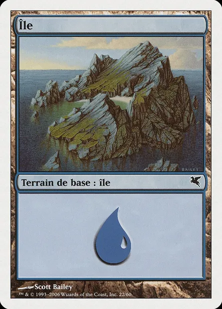 Island, Magic card PSAL H22 — Salvat 2005 set