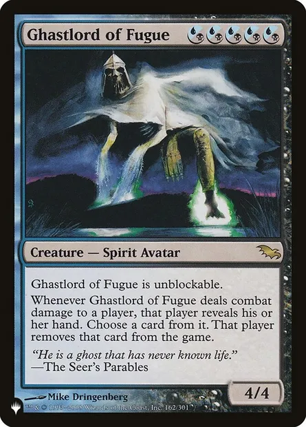 Seigneur pâle de la Fugue, carte Magic PLST SHM-162 — extension The List