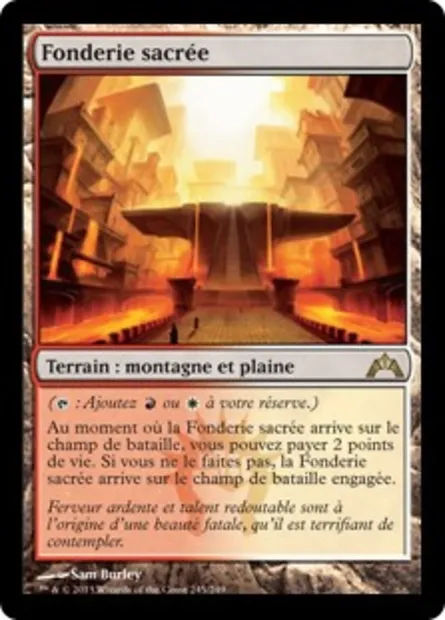 Fonderie sacrée, carte Magic GTC 245 — extension Insurrection