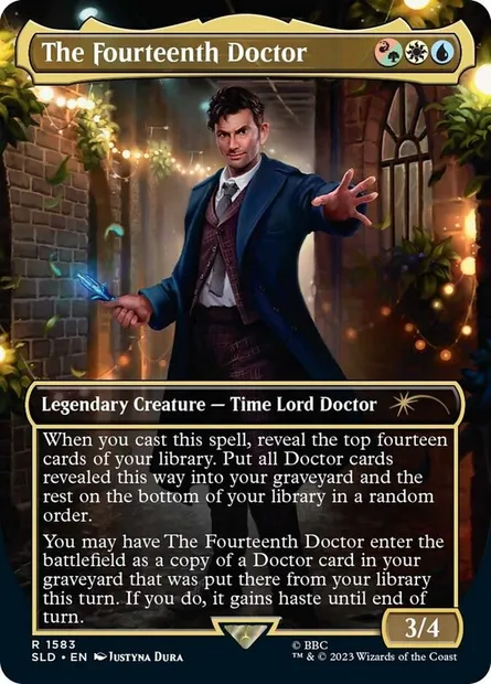The Fourteenth Doctor, carte Magic SLD 1583 — extension Secret Lair Drop