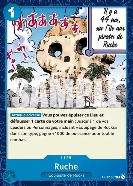Ruche, carte One Piece OP17-057 — extension LES GUERRIERS LES PLUS PUISSANTS AU MONDE