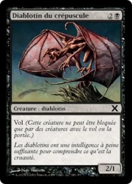 Diablotin du crépuscule, carte Magic 10E 140 — extension Dixième édition