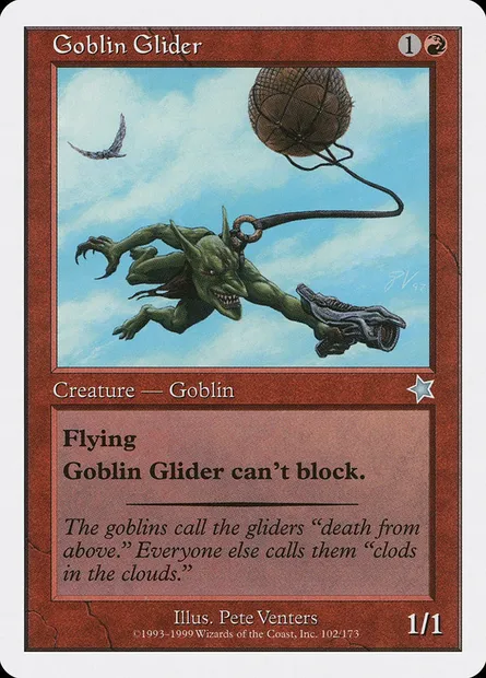 Planeur gobelin, carte Magic S99 102 — extension Starter 1999