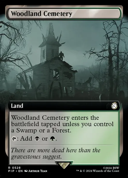 Cimetière des sylves, carte Magic PIP 528 — extension Fallout