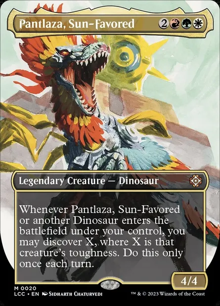 Pantlaza, Sun-Favored, Magic card LCC 20 — The Lost Caverns of Ixalan Commander set