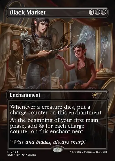 Black Market, Magic card SLD 2485 — Secret Lair Drop set