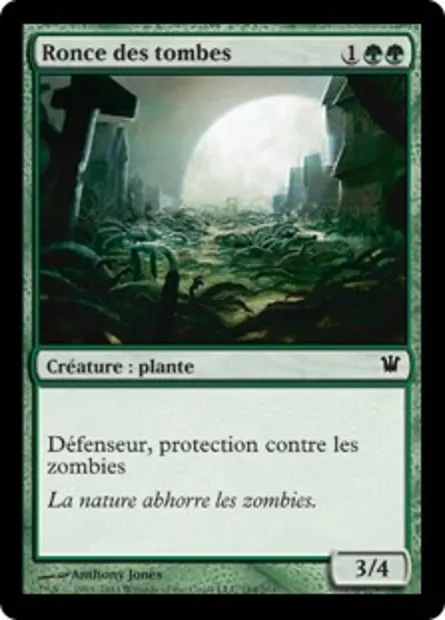 Ronce des tombes, carte Magic ISD 184 — extension Innistrad