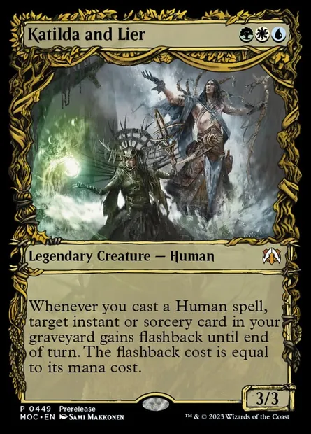 Katilda and Lier, Magic card MOC 449 — March of the Machine Commander set