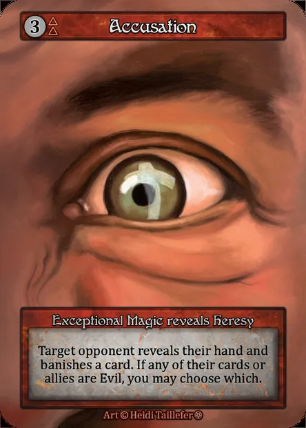 Accusation, Sorcery card GOT 208 — Gothic set