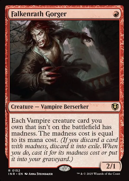 Falkenrath Gorger, Magic card INR 152 — Innistrad Remastered set