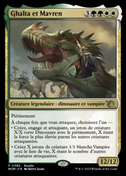 Ghalta et Mavren, carte Magic MOM 386 — extension L'invasion des machines