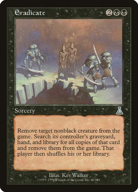 Eradication Rigoureuse, carte Magic UDS 60 — extension Destinée d'Urza