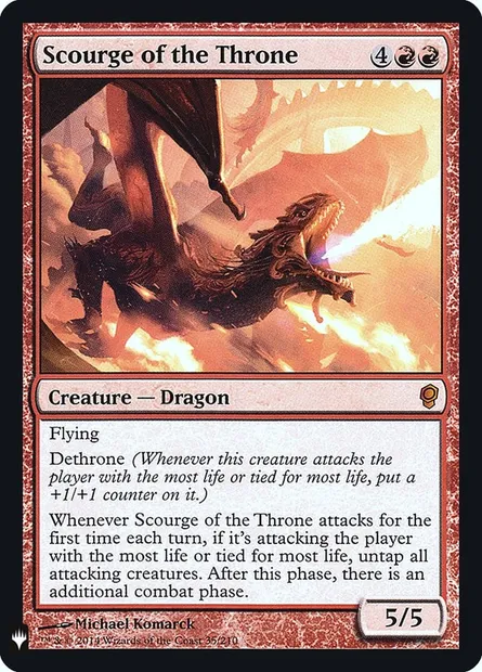 Fléau du trône, carte Magic PLST CNS-35 — extension The List