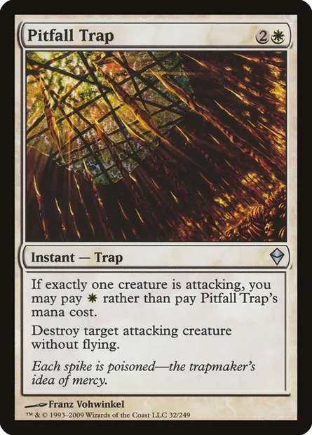Pitfall Trap, Magic card ZEN 32 — Zendikar set