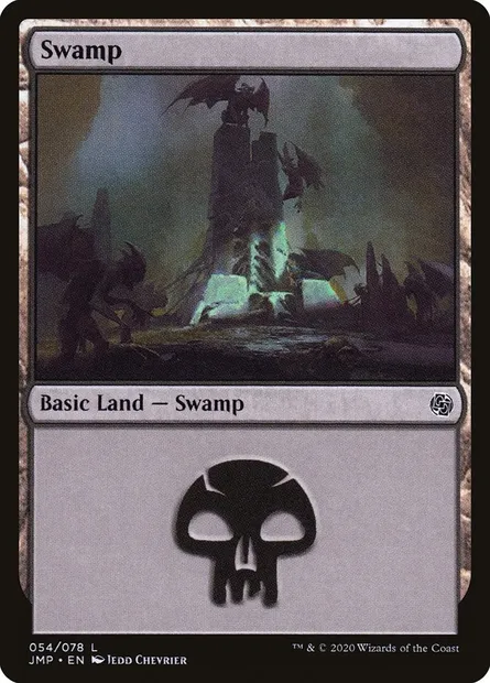 Swamp, Magic card JMP 54 — Jumpstart set