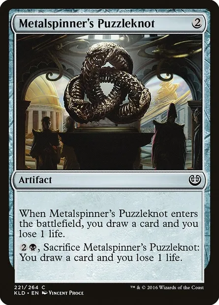 Metalspinner's Puzzleknot, Magic card KLD 221 — Kaladesh set