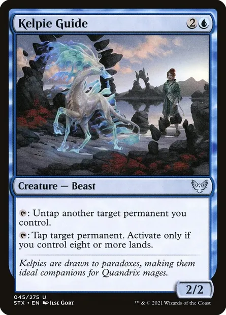 Kelpie Guide, Magic card STX 45 — Strixhaven: School of Mages set