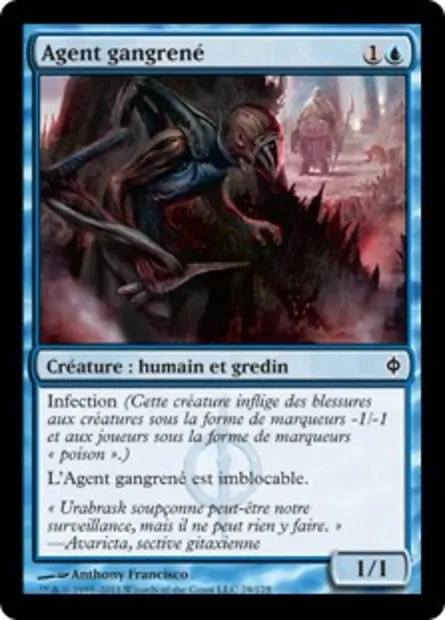 Agent gangrené, carte Magic NPH 29 — extension La Nouvelle Phyrexia