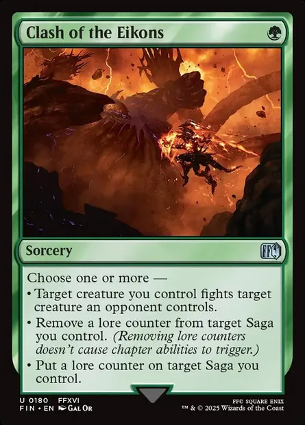 Clash of the Eikons, Magic card FIN 180 — Final Fantasy set