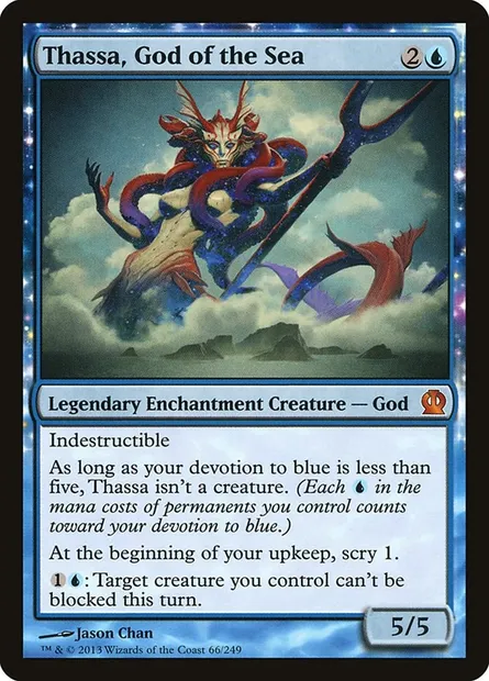 Thassa, God of the Sea, Magic card THS 66 — Theros set