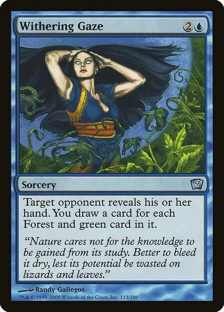 Withering Gaze, Magic card 9ED 113★ — Ninth Edition set