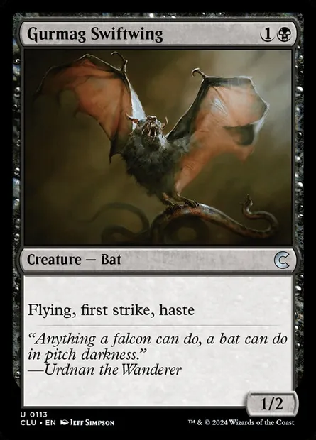 Gurmag Swiftwing, Magic card CLU 113 — Ravnica: Clue Edition set