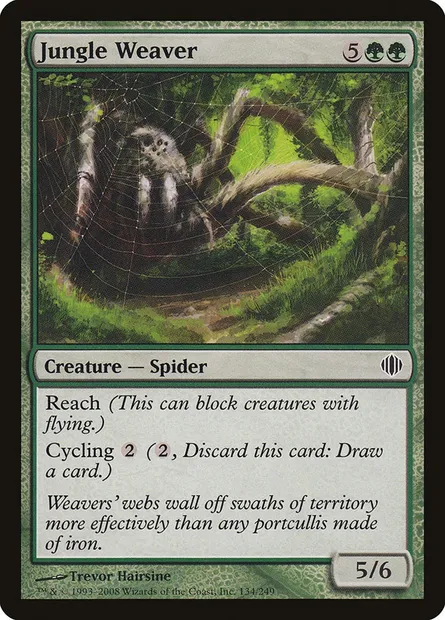 Jungle Weaver, Magic card ALA 134 — Shards of Alara set