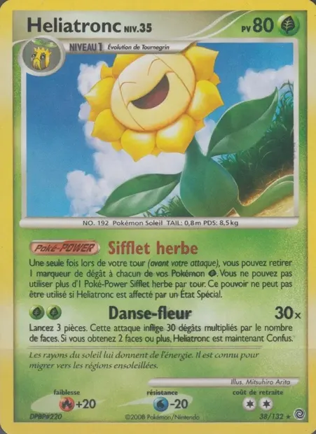 Héliatronc, carte Pokémon SW 38 — extension Merveilles Secrètes