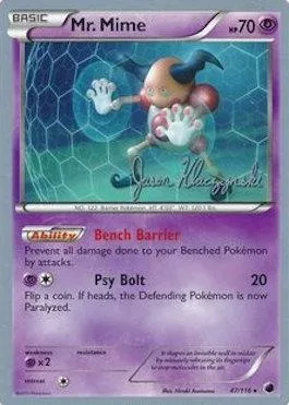 Mr. Mime, Pokémon card WCD13 047 — World Championship Decks 2013 set