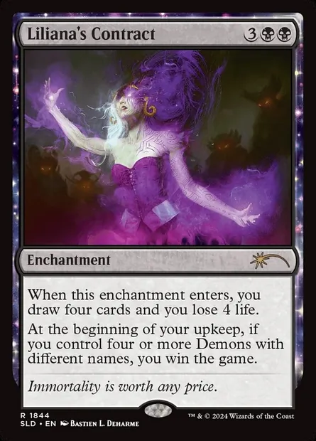 Liliana's Contract, Magic card SLD 1844 — Secret Lair Drop set