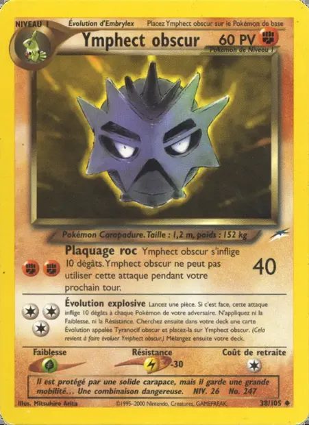 Ymphect obscur, carte Pokémon NDE 38 — extension Neo Destiny