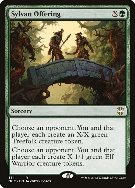 Sylvan Offering, Magic card NCC 314 — New Capenna Commander set