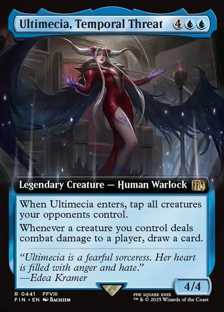Ultimecia, Temporal Threat, Magic card FIN 441 — Final Fantasy set