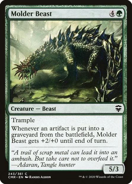 Molder Beast, Magic card CMR 243 — Commander Legends set