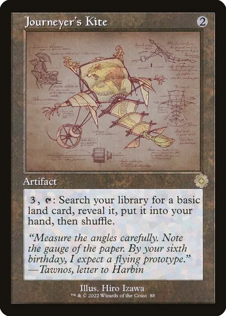 Journeyer's Kite, Magic card BRR 88 — The Brothers' War Retro Artifacts set