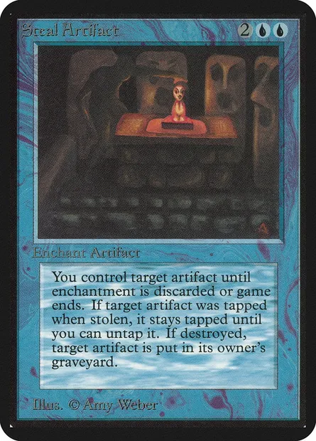 Vol d'artefact, carte Magic LEA 81 — extension Limited Edition Alpha