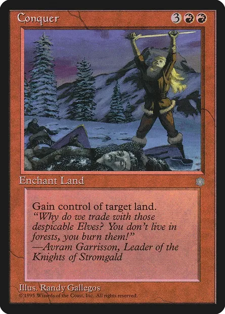 Conquête, carte Magic ICE 180 — extension Ere Glaciaire