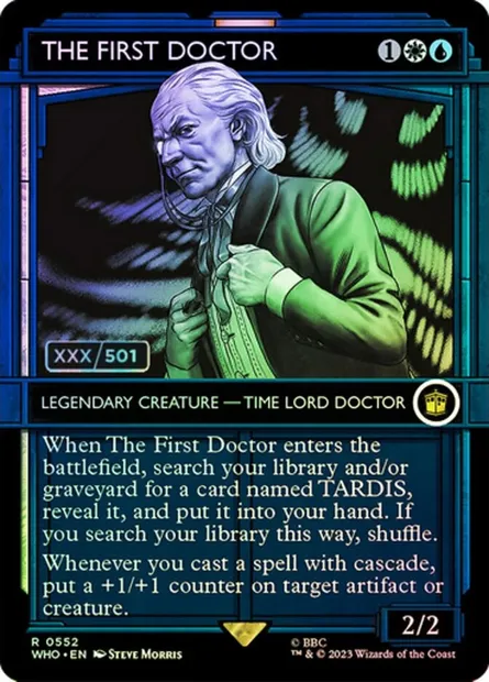 The First Doctor, Magic card WHO 552z — Doctor Who set