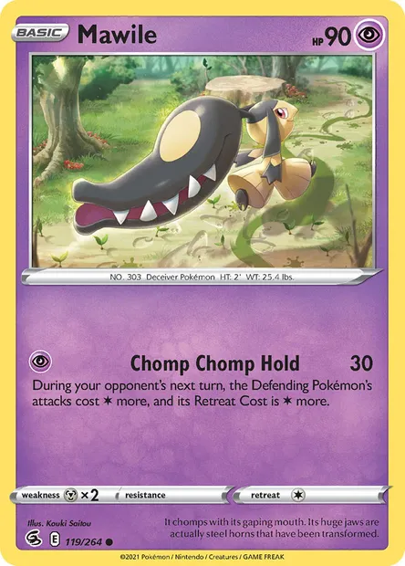 Mawile, Pokémon card FST 119 — Fusion Strike set