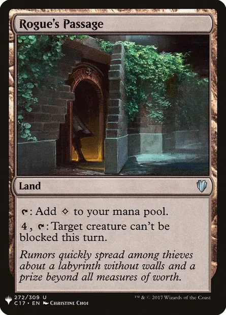 Rogue's Passage, Magic card PLST C17-272 — The List set