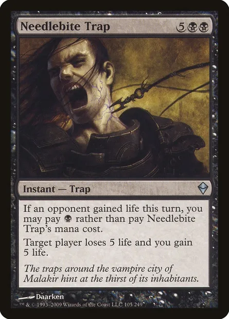 Needlebite Trap, Magic card ZEN 105 — Zendikar set