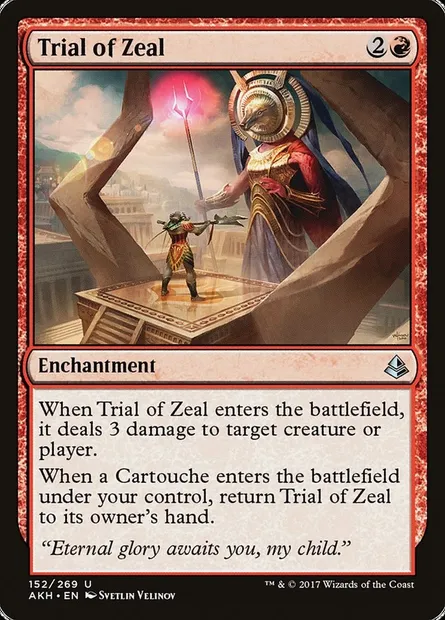 Trial of Zeal, Magic card AKH 152 — Amonkhet set