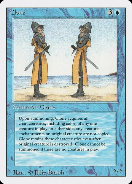 Clone, Magic card 3ED 51 — Revised Edition set
