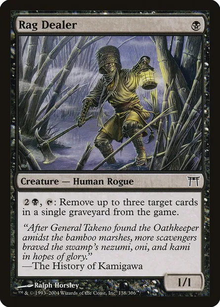 Vendeur de loques, carte Magic CHK 138 — extension Guerriers de Kamigawa