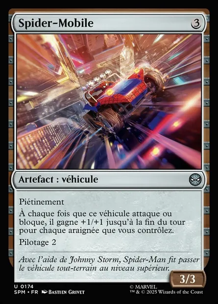 Spider-Mobile, carte Magic SPM 174 — extension Marvel's Spider-Man