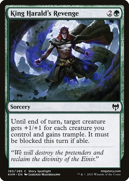 King Harald's Revenge, Magic card KHM 180 — Kaldheim set