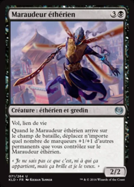 Maraudeur éthérien, carte Magic KLD 71 — extension Kaladesh